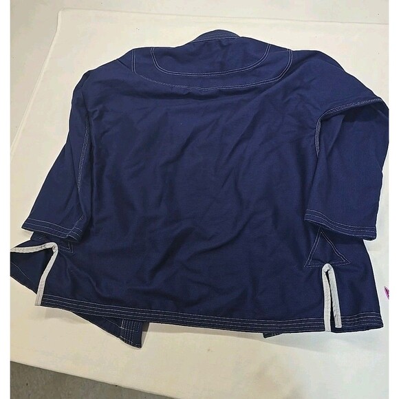 Gold BJJ Aeroweave  Lightweight Blue BJJ Gi Uniform Set A3H 100% Cotton *READ** - Picture 7 of 15